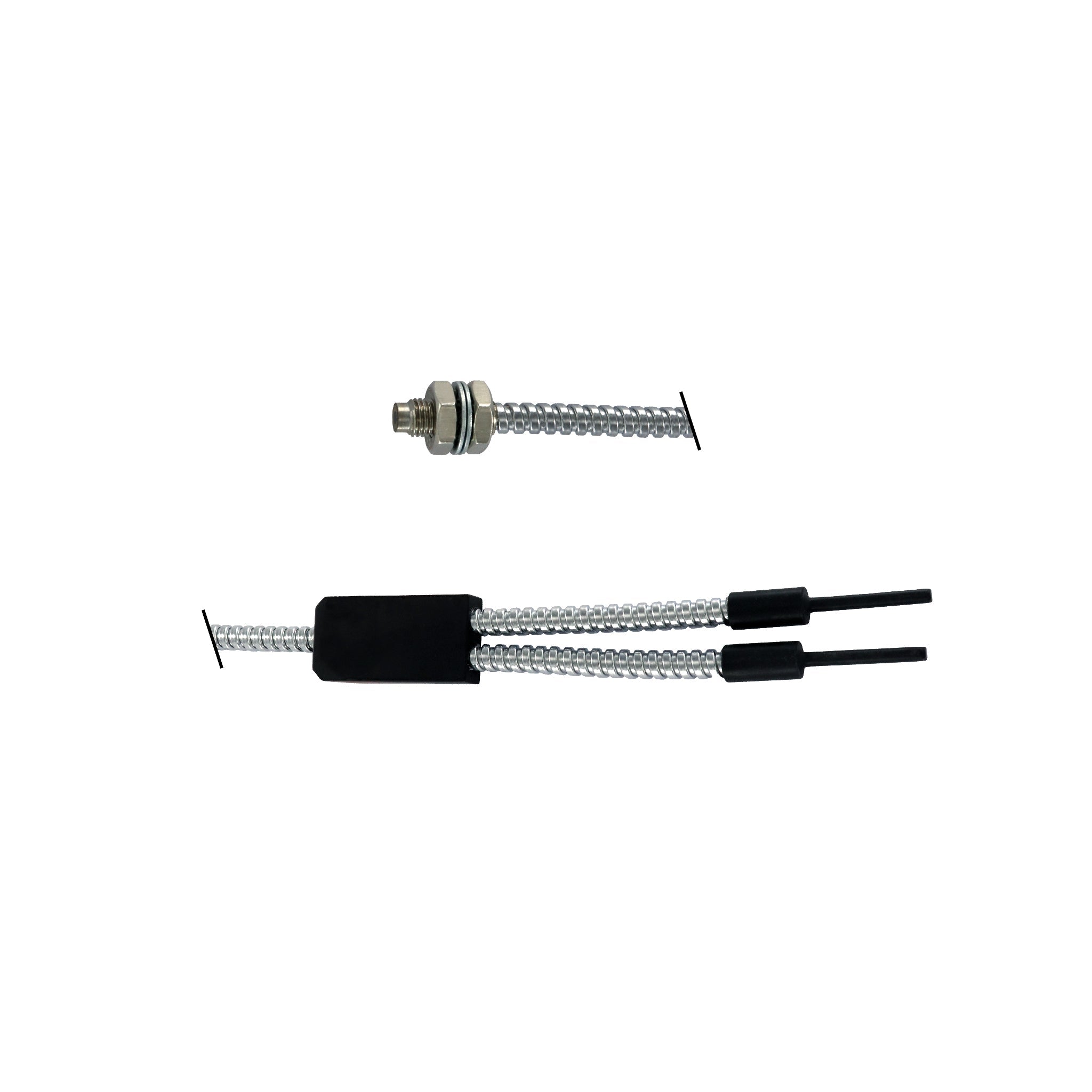 Fiber optic Axial diffuse M6 Aluminium