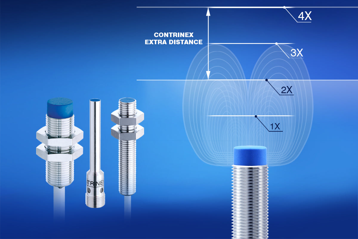 Extra Distance Inductive Sensors - Up to 4× Longer Sensing Range