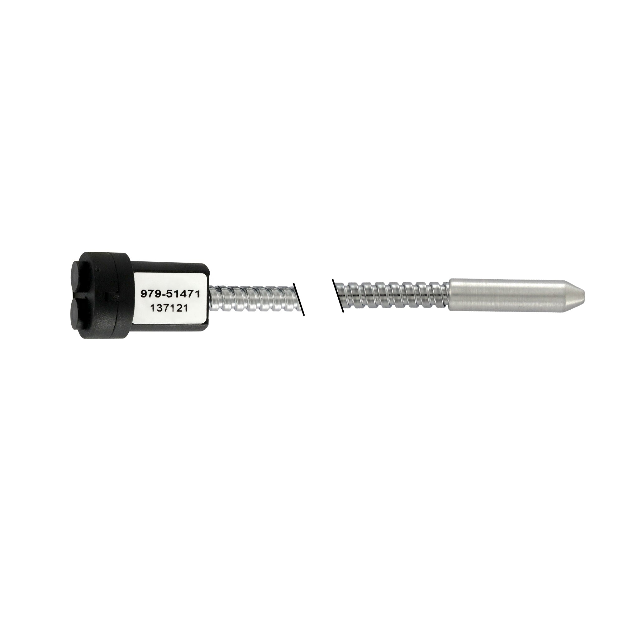 Fiber optic Axial diffuse Ø 6 Aluminium / S.Steel V2A