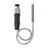 Miniature Full Inox Series 700 Ø 4 Non embeddable 3 mm