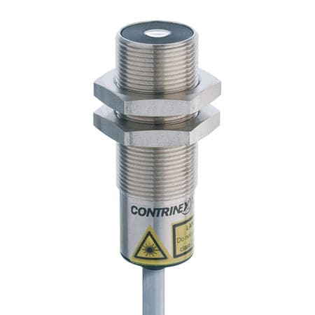 Standard Through beam M18 50000 mm Stainless steel V2A 3 turn pot. Laser class 2, red 660 nm