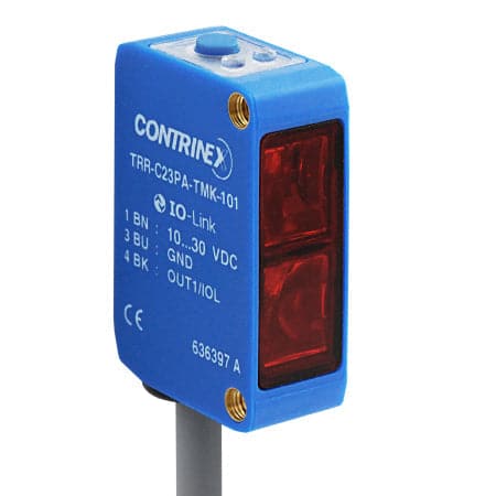 Transparent object Transparent reflex 20 x 30 (C23) 20...4200 mm ABS Teach button LED, red 630 nm