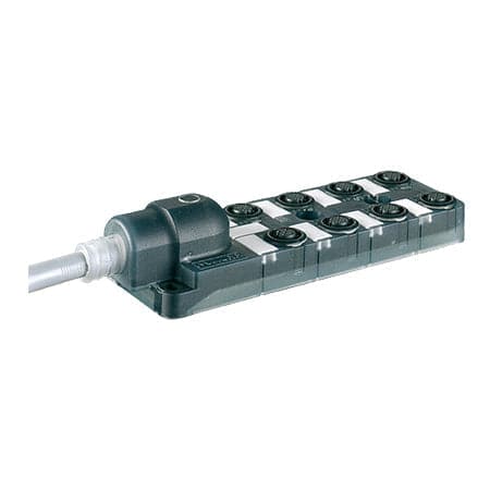 Distribution boxes M12 SOCKET 5 poles 16 x 0.5 mm2 + 3x 1 mm2 LED